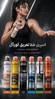 اسپری ضدتعریق لورال